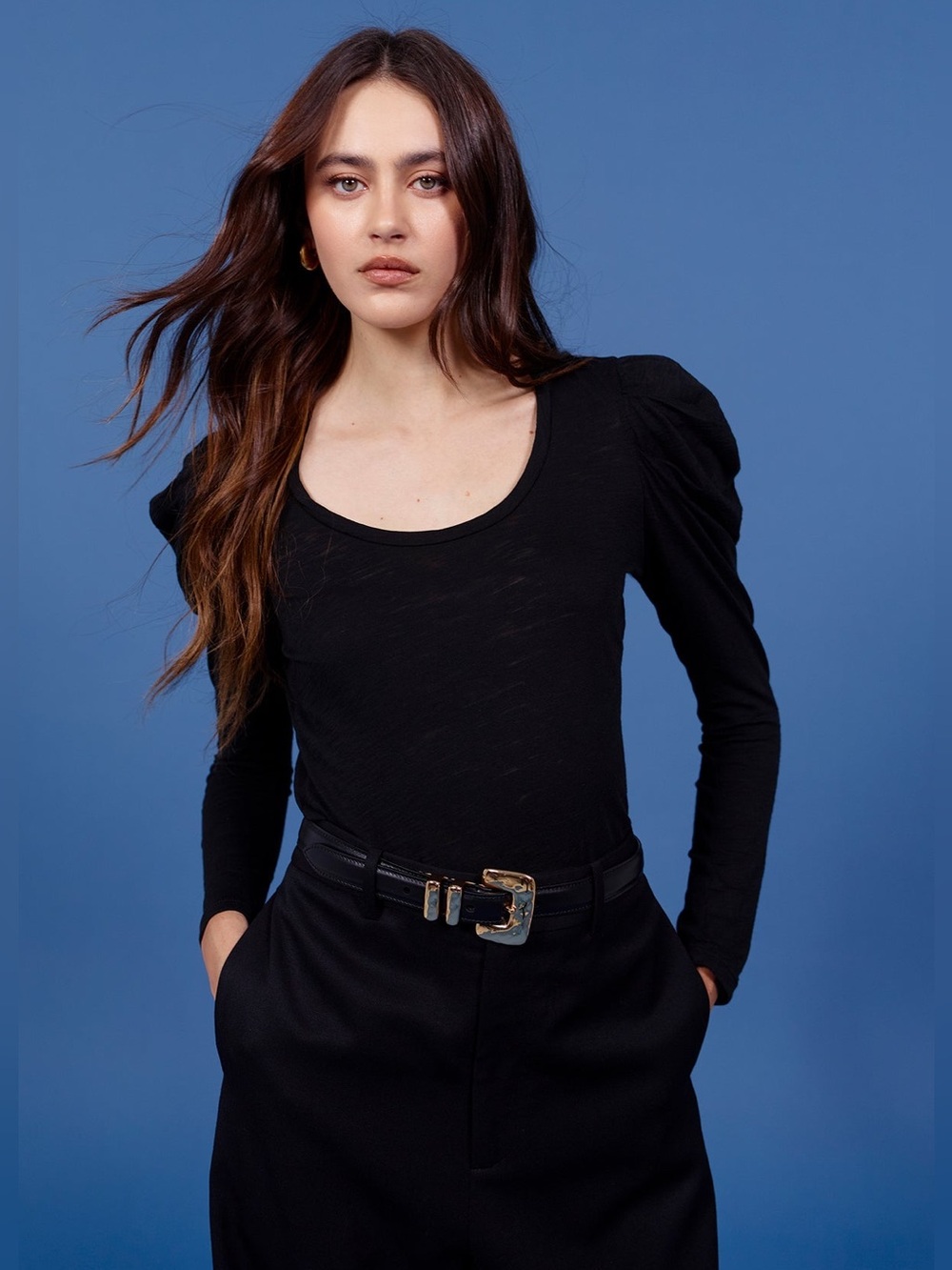GOLDIE LEWINTER LONG SLEEVE DUCHESS TEE